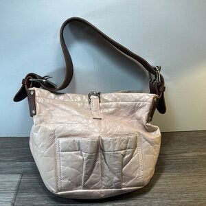 Tylie Malibu Elegant Pink Leather Shoulder Bag